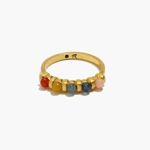 Madewell Rainbow Acrylic Beaded Ring